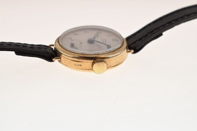 Lot 150 - Rolex - Lady's 9ct gold-cased cocktail watch, together with a J.W. Benson midsize 9ct gold-cased wristwatch