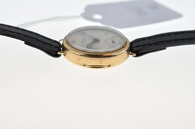 Lot 150 - Rolex - Lady's 9ct gold-cased cocktail watch, together with a J.W. Benson midsize 9ct gold-cased wristwatch