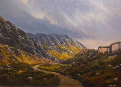 Lot 412 - Alan Kenny (Irish 20th Century) - Oil on canvas 'The Gap at Dunloe'