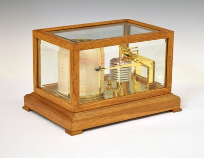 Lot 350 - Cased barograph