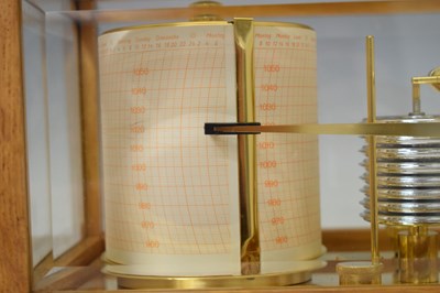 Lot 350 - Cased barograph