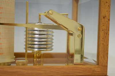 Lot 350 - Cased barograph