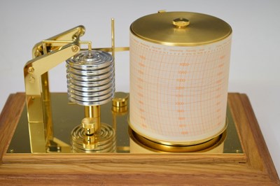 Lot 350 - Cased barograph