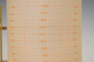 Lot 350 - Cased barograph