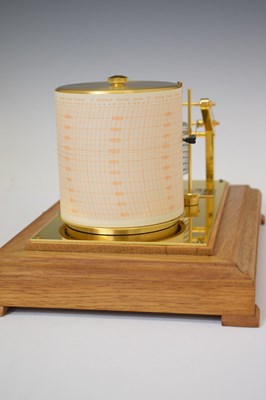 Lot 350 - Cased barograph