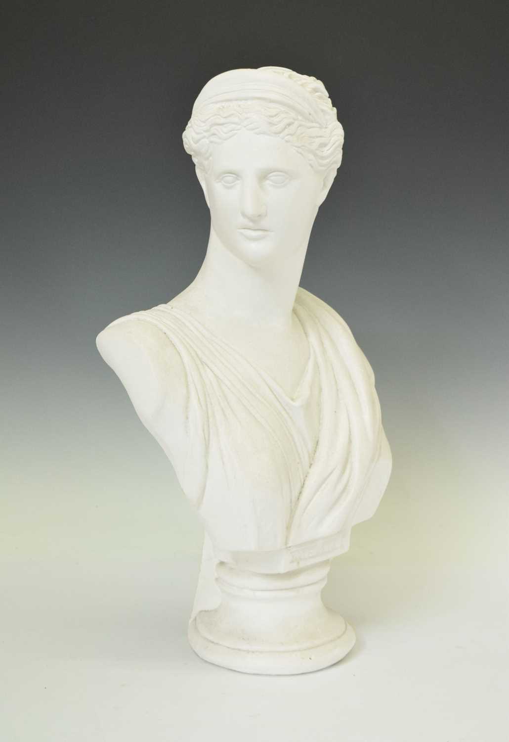 Lot 467 - Plaster bust of Artemis