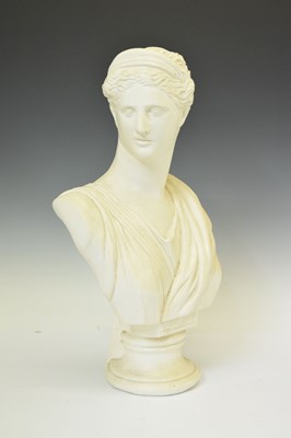 Lot 467 - Plaster bust of Artemis