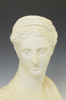 Lot 467 - Plaster bust of Artemis