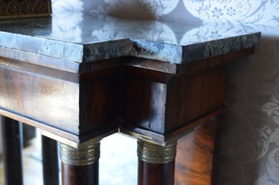 Lot 577 - Irish Interest - Pair of 19th century pier or console tables