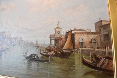 Lot 564 - Alfred Pollentine (1836-1890) - Oil on canvas - The Grand Canal, Venice