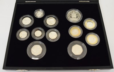 Lot 157 - Royal Mint limited edition silver proof 2009 coin set with Kew Gardens 50p