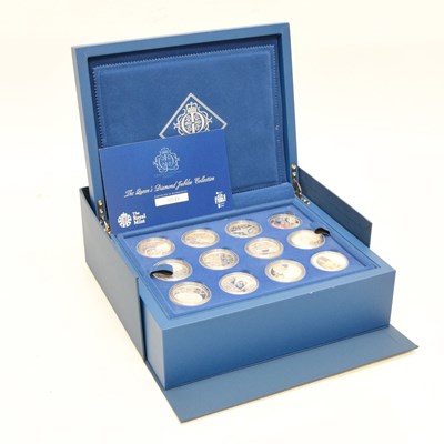 Lot 159 - Royal Mint limited edition silver proof 'HM Queen Elizabeth Diamond Jubilee Collection'