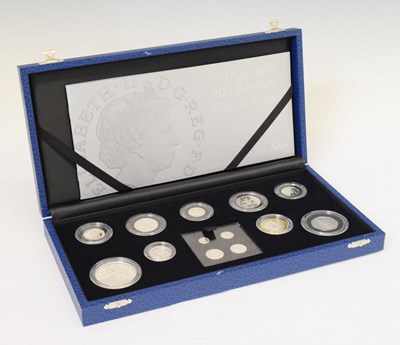 Lot 161 - Royal Mint limited edition silver proof 'The Queen's 80th Birthday Collection' fourteen coin set 2006