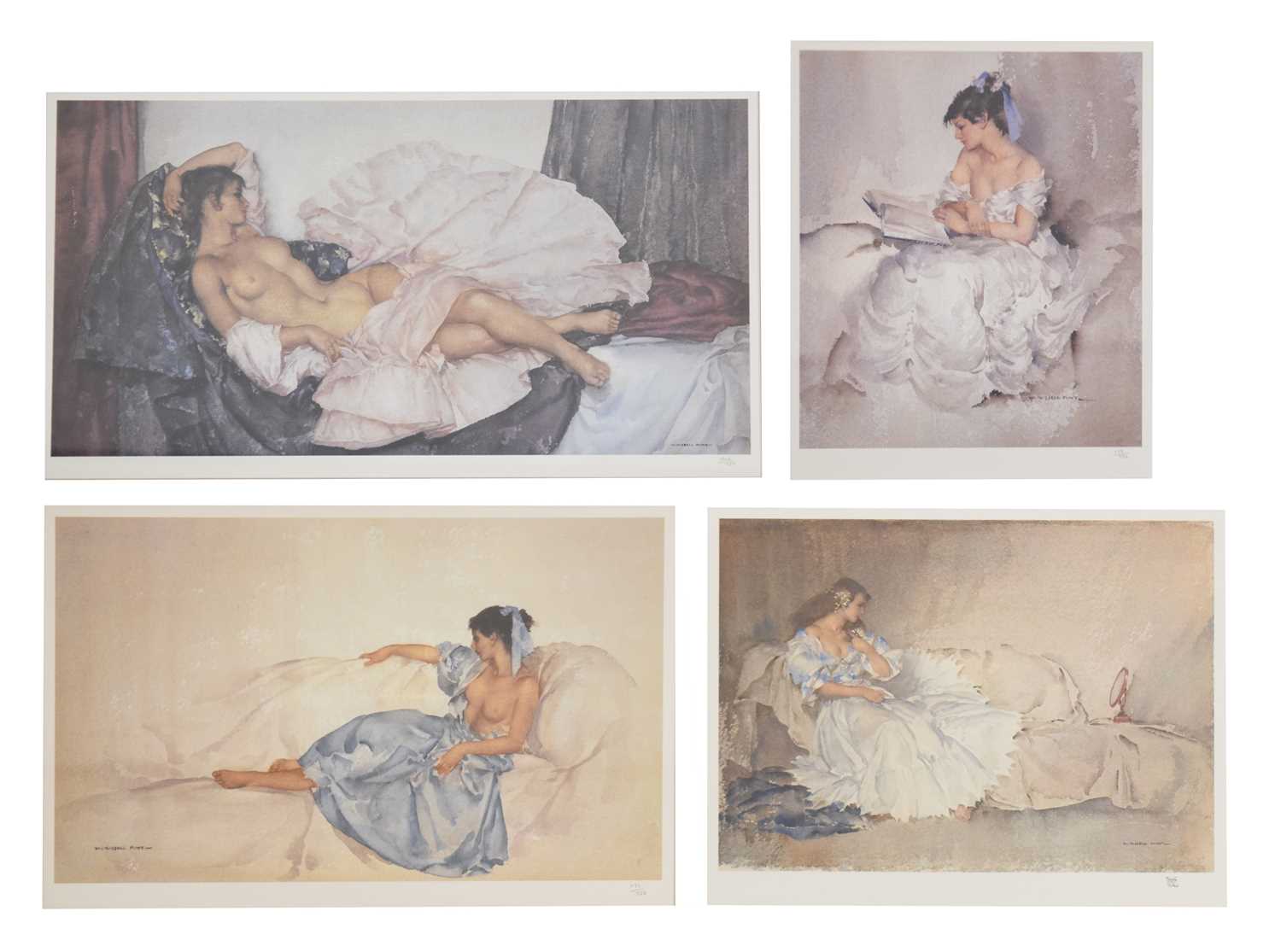 Lot 534 - Group of four William Russell-Flint unsigned limited edition prints