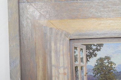 Lot 541 - Stephen J Darbishire RBA (b.1940) - Oil on board - 'Afternoon Tea'
