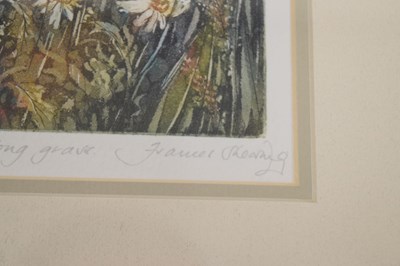 Lot 553 - Frances Shearing (b.1953) - Watercolour and two limited edition prints