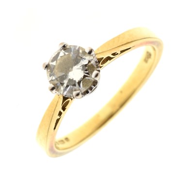 Lot 94 - Diamond single stone ring