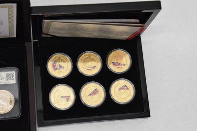 Lot 256 - Quantity of Westminster etc coin sets relating to WWII and Sir Winston Churchill