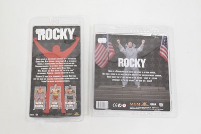 Lot 376 - Two Reel Toys MGM Rocky Balboa action figures