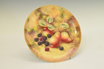 Lot 423 - Royal Worcester - Fruit decorated serving plate