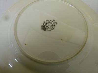 Lot 420 - Royal Worcester - Six fruit decorated tea plates
