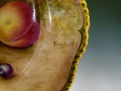 Lot 420 - Royal Worcester - Six fruit decorated tea plates