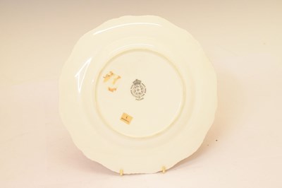 Lot 420 - Royal Worcester - Six fruit decorated tea plates