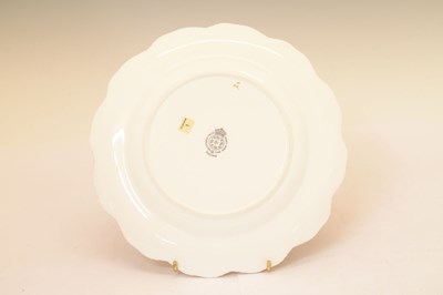 Lot 421 - Royal Worcester - Fruit decorated cake plate