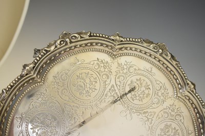 Lot 268 - Victorian silver salver