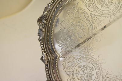 Lot 268 - Victorian silver salver