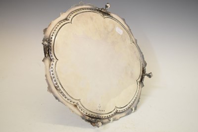 Lot 268 - Victorian silver salver