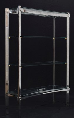 Lot 653 - Merrow Associates - Pair of four-shelf units