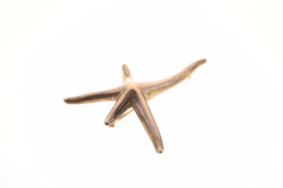 Lot 52 - Tiffany & Co silver starfish brooch