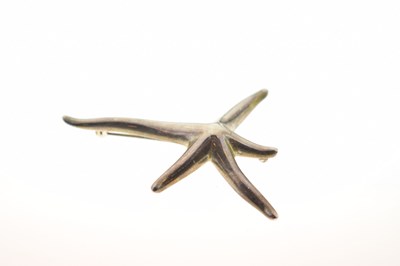 Lot 52 - Tiffany & Co silver starfish brooch