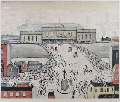 Lot 392 - L.S. Lowry 'Station Approach'