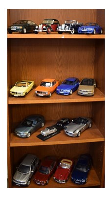 Lot 374 - Group of approximately eighteen scale model cars