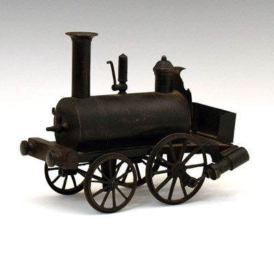 Lot 181 - Believed Victorian scratch-built 'Birmingham Dribbler' type model locomotive