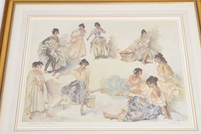 Lot 500 - After Sir William Russell Flint - Signed artist's proof and reference book