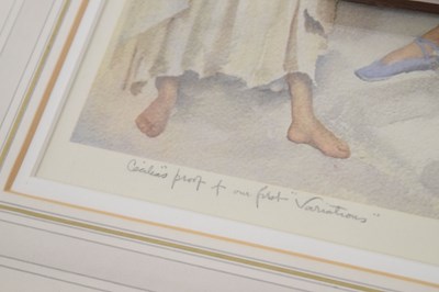 Lot 500 - After Sir William Russell Flint - Signed artist's proof and reference book