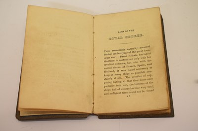 Lot 491 - First Edition of A Narrative of the Loss of HMS Royal George, 1840