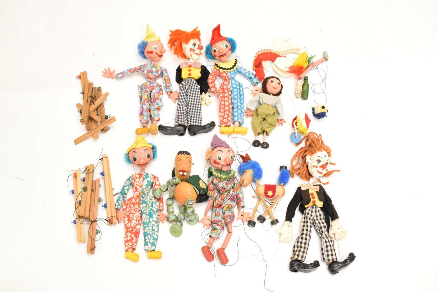 Lot 372 - Pelham Puppets - Group of nine puppets