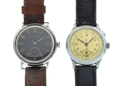 Lot 80 - 2 x military type watches
