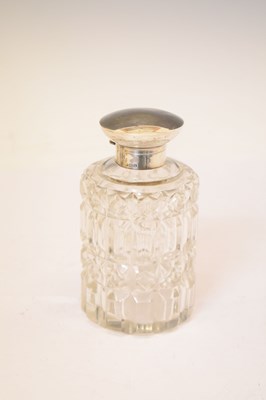 Lot 96 - Silver-lidded perfume bottle