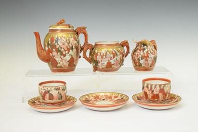 Lot 453 - 20th Century Japanese part tea set