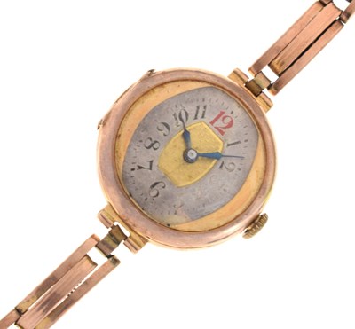 Lot 79 - Early 20th century lady's 9ct gold cocktail watch
