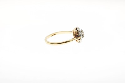 Lot 4 - Old cut diamond cluster ring