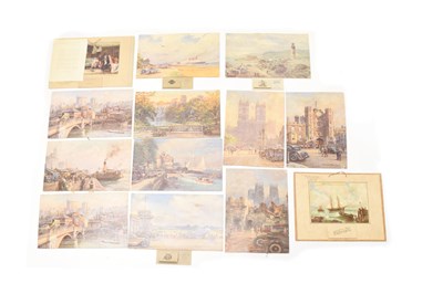 Lot 321 - Collection of circa 1930s-1950s calendars/calendar prints