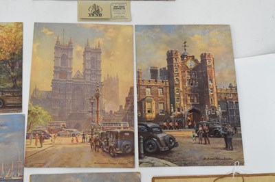 Lot 321 - Collection of circa 1930s-1950s calendars/calendar prints