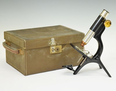 Lot 397 - W&S tripod table top microscope