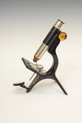 Lot 397 - W&S tripod table top microscope